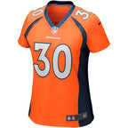Terrell Davis Denver Broncos Nike Women's Game Retired Player Jersey - Orange/Navy