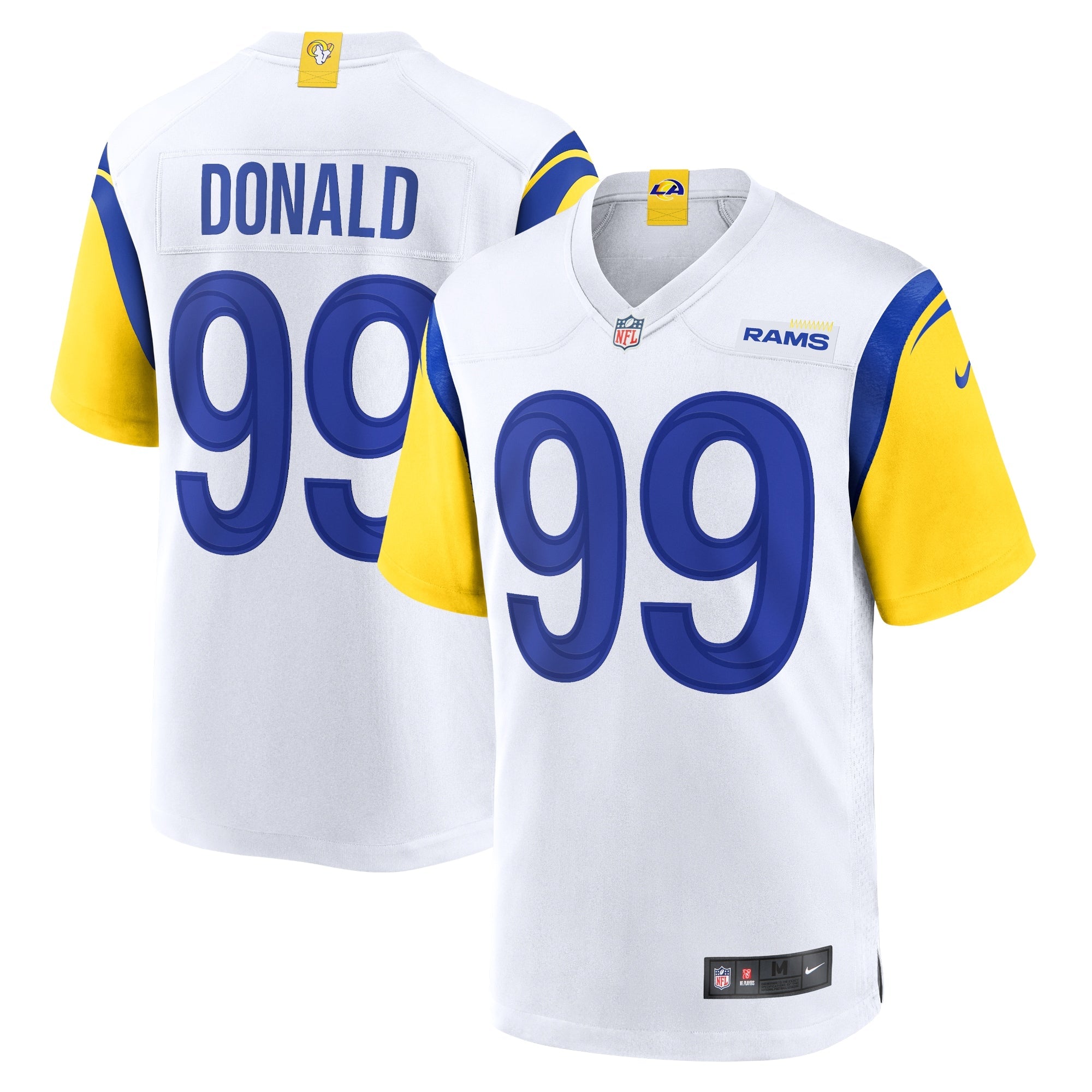 Aaron Donald Los Angeles Rams Nike Player Game Jersey - Bone/White