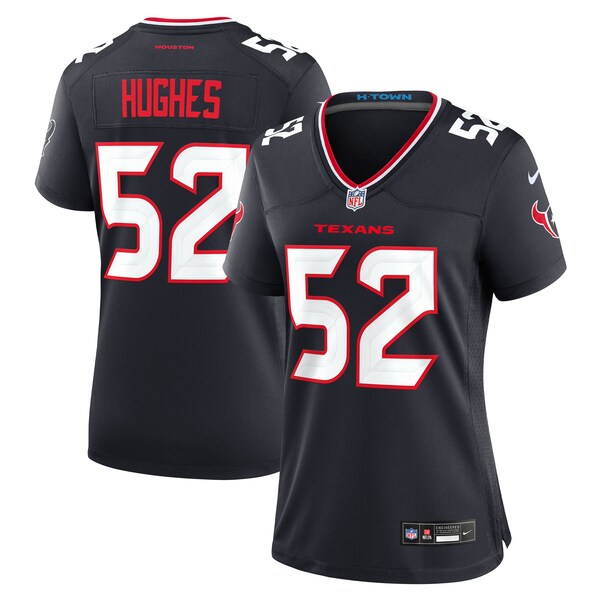 Jerry Hughes Houston Texans Nike Women's Team Game Jersey -  Navy