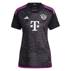 Jamal Musiala Bayern Munich adidas Women's 2023/24 Away Replica Player Jersey - Black/White