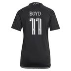 Tyler Boyd Nashville SC adidas Women's 2024 Man In Black Kit Replica Player Jersey - Black/Yellow