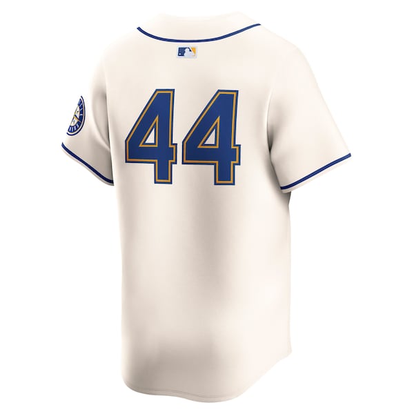 Julio Rodriguez Seattle Mariners Nike Alternate Limited - Cream/Navy