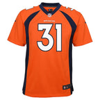 Justin Simmons Denver Broncos Nike Youth Game Jersey - Orange