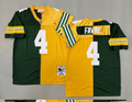 Brett Favre Green Bay Packers Authentic Split Throwback Retired Player Jersey