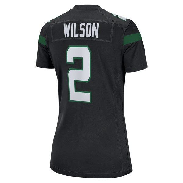 Zach Wilson New York Jets Nike Women's Player Jersey - Black/Green/White
