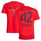 Jamal Musiala Bayern Munich adidas 2024/25 Home Replica Player Jersey - Red