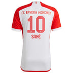 Leroy Sané Bayern Munich adidas Youth 2023/24 Home Replica Jersey - White/Green