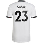 Luke Shaw Manchester United adidas 2022/23 Away Replica Player Jersey - White