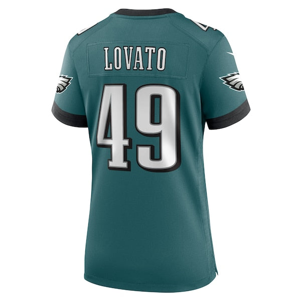 Rick Lovato Philadelphia Eagles Nike Women's Team Game Jersey - Midnight Green
