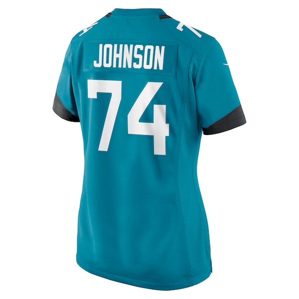 Fred Johnson Jacksonville Jaguars Nike Women's Team Game Jersey -  Teal