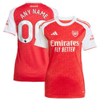 Arsenal adidas Women's 2025/26 Home Replica Custom Jersey - Red/Blue