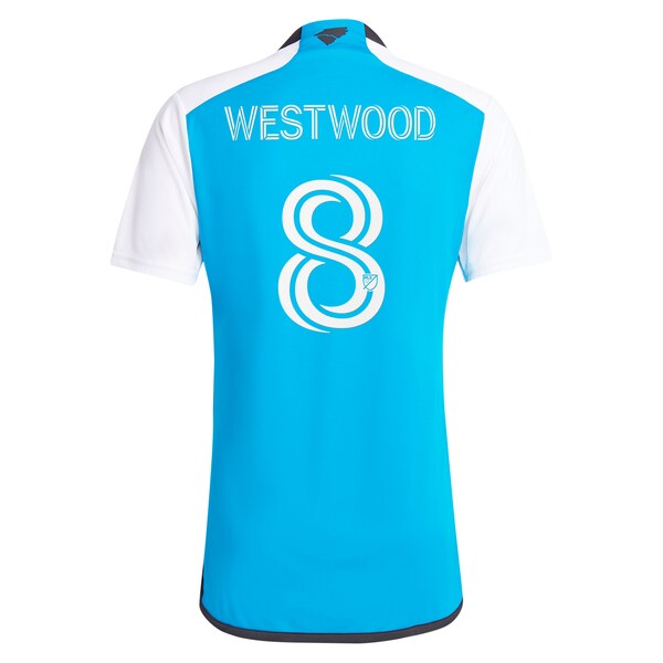 Ashley Westwood Charlotte FC adidas 2024 The Carolina Kit: Explore Replica Player Jersey - Blue