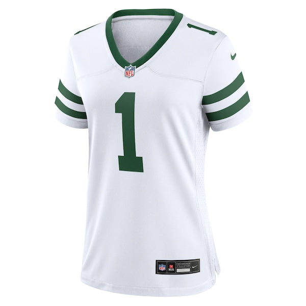 Ahmad Sauce Gardner New York Jets Nike Women's Player Jersey - White/Green