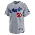 Mookie Betts Los Angeles Dodgers Nike Away Limited Player Jersey - Gray/White