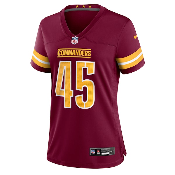 Dominique Hampton Washington Commanders Nike Women's  Game Jersey -  Burgundy