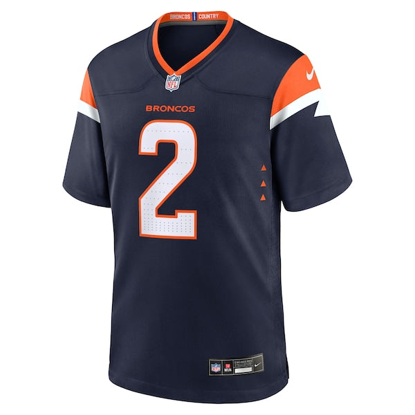 Patrick Surtain II Denver Broncos Nike Alternate Game Jersey - Navy/Orange/White