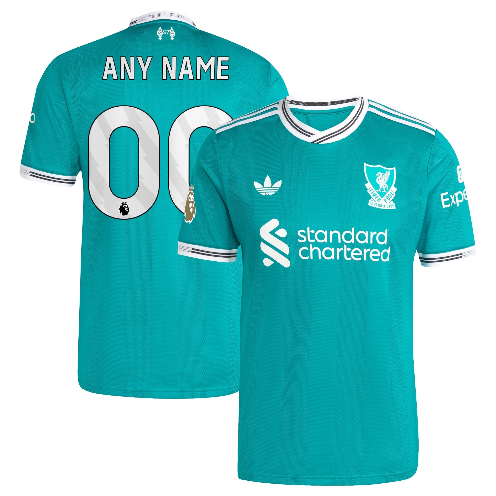 Liverpool adidas  2025/26 Home Custom Authentic Jersey - Red/Green