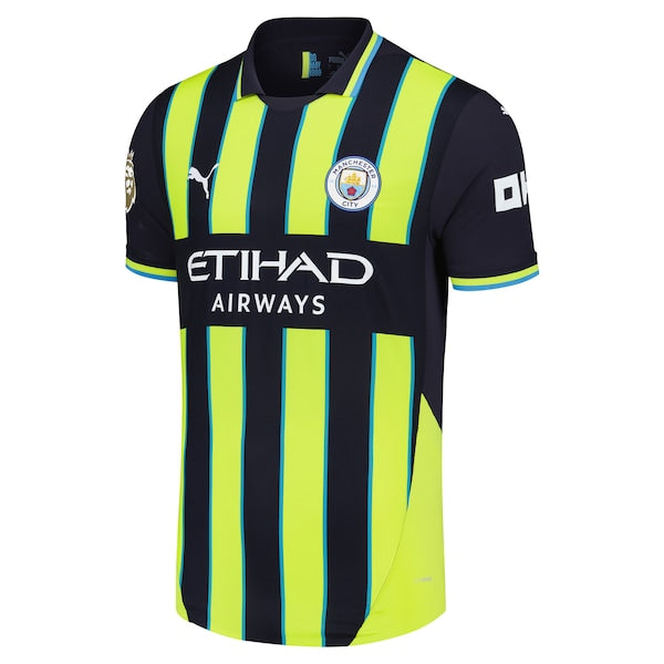 Kevin De Bruyne Manchester City Puma 2024/25 Away Authentic Player Jersey - Navy