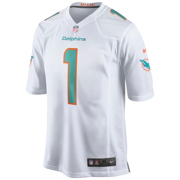 Tua Tagovailoa Miami Dolphins Nike Game Jersey - White/Aqua
