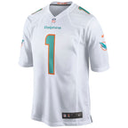 Tua Tagovailoa Miami Dolphins Nike Game Jersey - White/Aqua