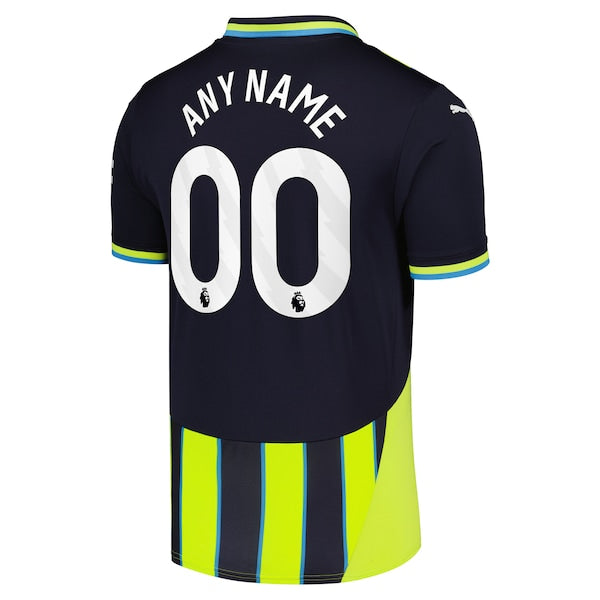 Manchester City Puma 2024/25 Away Replica Custom Jersey - Navy