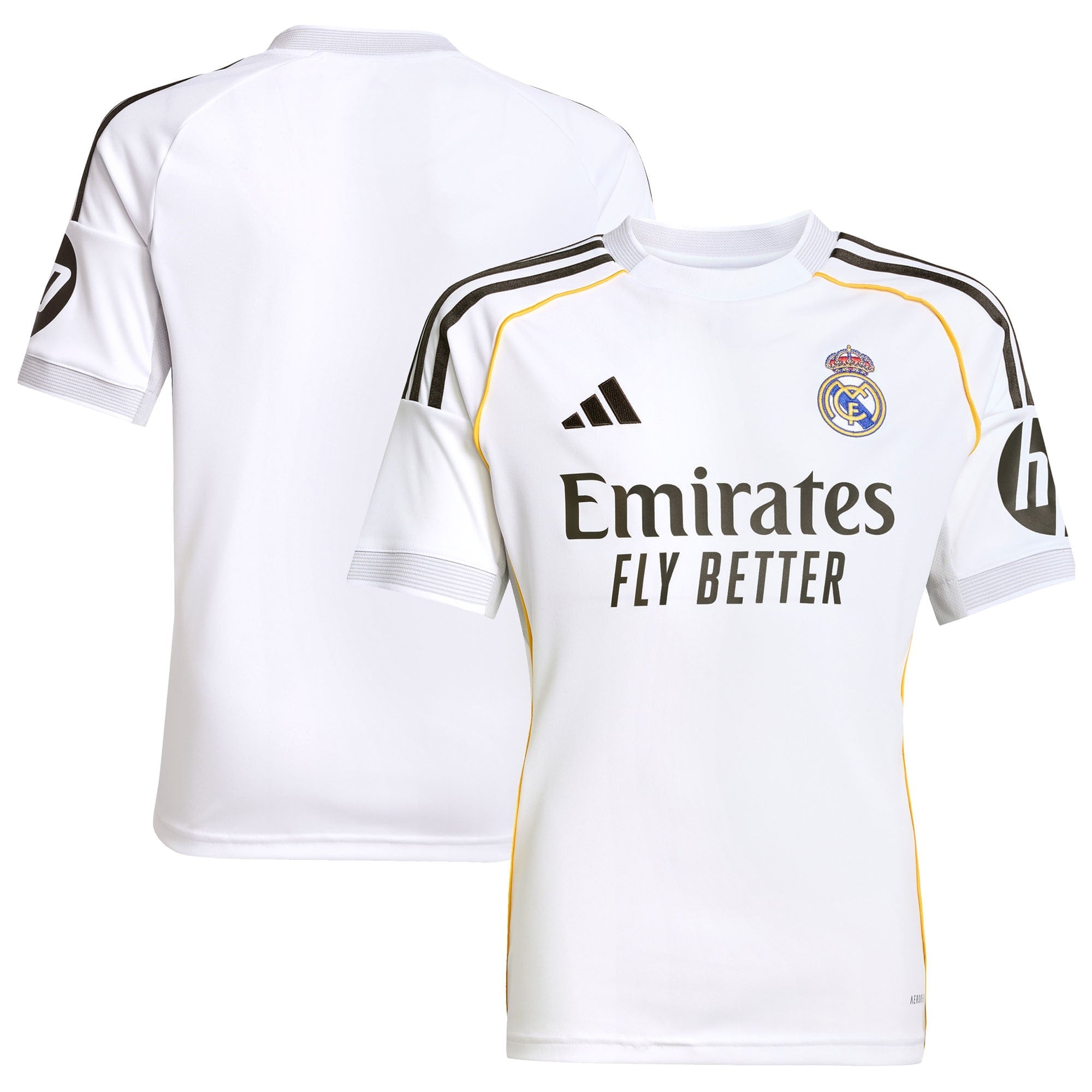 Los Merengues adidas Youth 2025/26 Away Replica Jersey - Blue/White