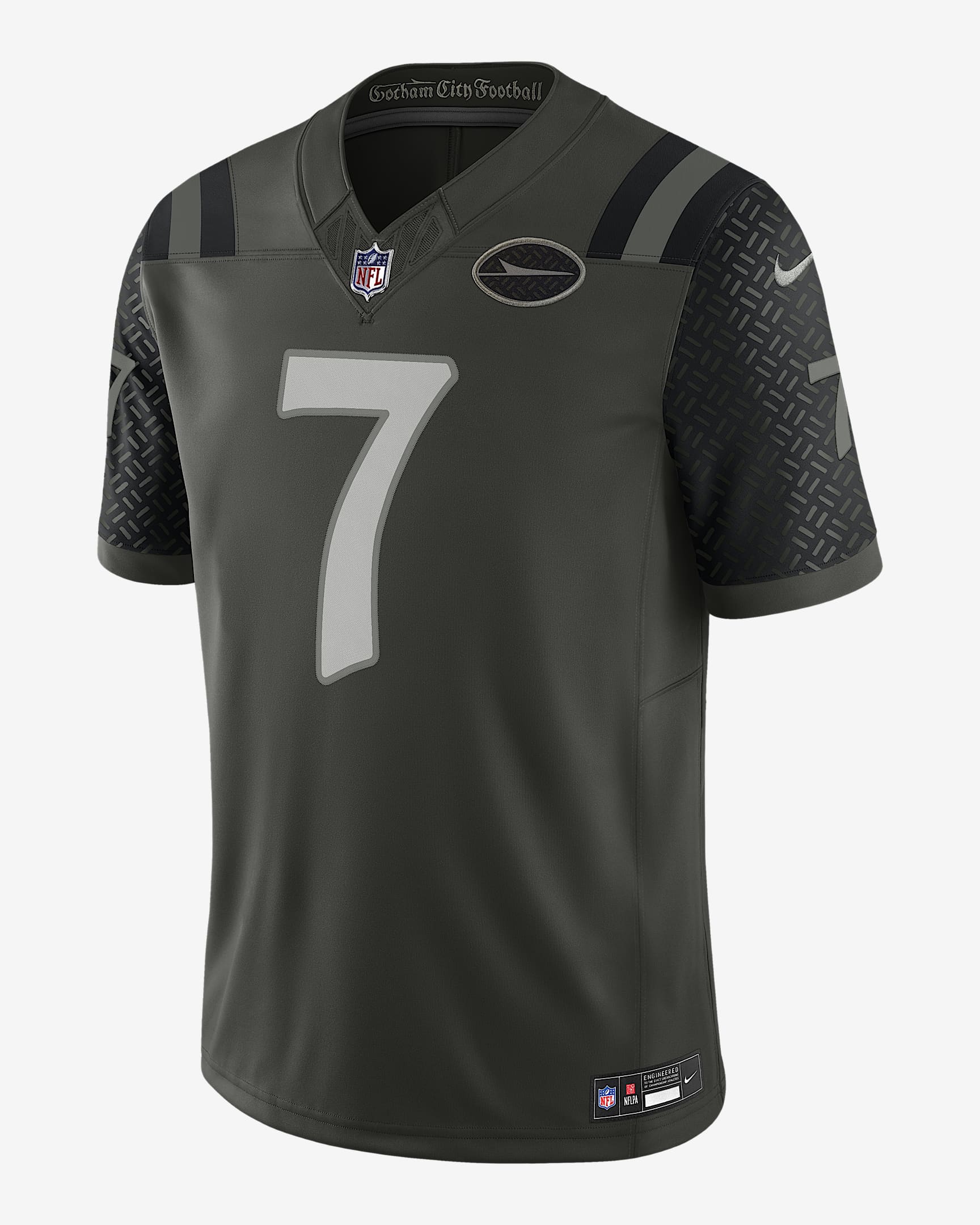 Justin Fields New York Jets Nike 2025 RIVALRIES Vapor Limited Jersey - Green