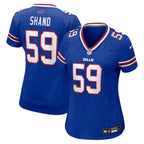 Paris Shand Buffalo Bills Nike Women's Team Game Jersey -  Royal
