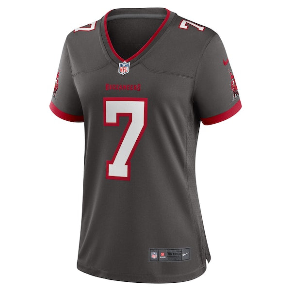 Bucky Irving Tampa Bay Buccaneers Nike Women's Alternate Game Jersey -  Pewter/Red/White