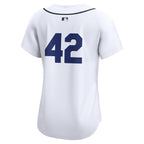 Detroit Tigers Nike Women's 2024 Jackie Robinson Day Home Limited Jersey – White