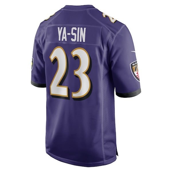 Rock Ya-Sin Baltimore Ravens Nike  Game Jersey -  Purple