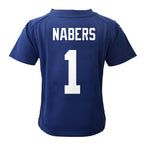 Malik Nabers New York Giants Nike Preschool Team Player Game Jersey - Royal