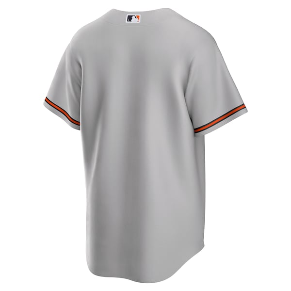 Baltimore Orioles Nike Road Replica Team Jersey - Gray/White/Black