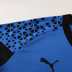 Puma Short Sleeve Training Jersey Set-PD02- Dark Blue/Black