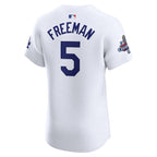 Freddie Freeman Los Angeles Dodgers Nike 2024 World Series Champions Home Elite Player Jersey - White