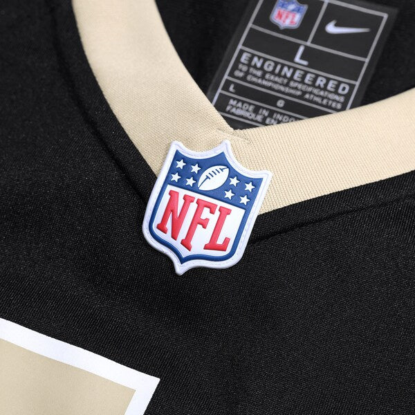 Tyler Shough New Orleans Saints Nike Game Jersey - Black
