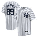 Jasson Dominguez New York Yankees Nike Home Official Replica Player Jersey - White