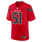 Will Anderson Jr. Houston Texans Nike Alternate Game Jersey - Red/Navy/White