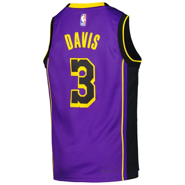 Anthony Davis Los Angeles Lakers Jordan Brand Youth Swingman Jersey - Statement Edition - Purple