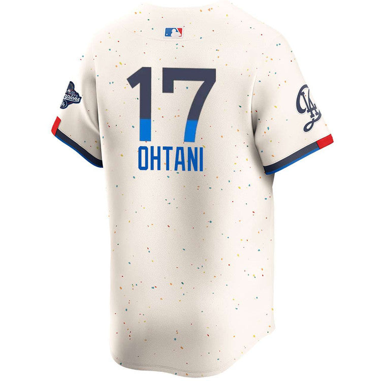 Shohei Ohtani Los Angeles Dodgers Nike 2025 World Series Champions Home Limited Jersey - Cream