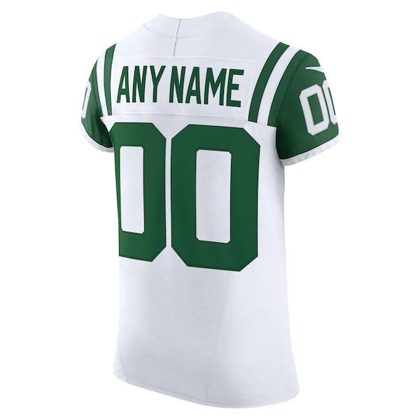 New York Jets Nike Vapor F.U.S.E. Elite Custom Jersey - White