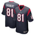 Eric Saubert Houston Texans Nike  Game Jersey -  Navy
