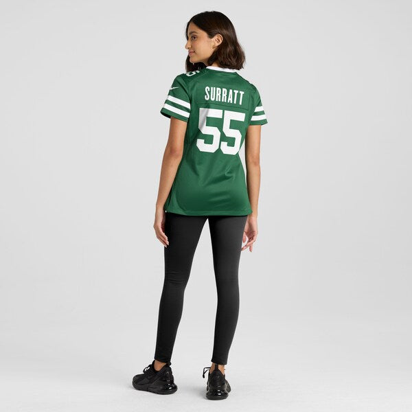 Chazz Surratt New York Jets Nike Women's Team Game Jersey - Legacy Green