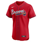 Atlanta Braves Nike Alternate Elite Jersey - Red/Navy/White