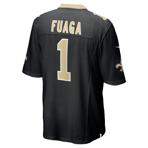 Taliese Fuaga New Orleans Saints Nike 2024 NFL Draft First Round Pick Player Game Jersey - Black