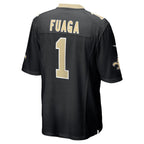 Taliese Fuaga New Orleans Saints Nike 2024 NFL Draft First Round Pick Player Game Jersey - Black