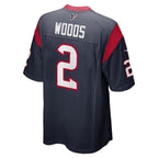 Robert Woods Houston Texans Nike  Game Jersey -  Navy