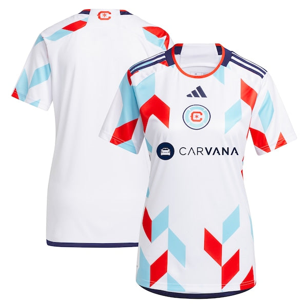 Chicago Fire adidas Women's 2024 A Kit For All Replica Jersey – White