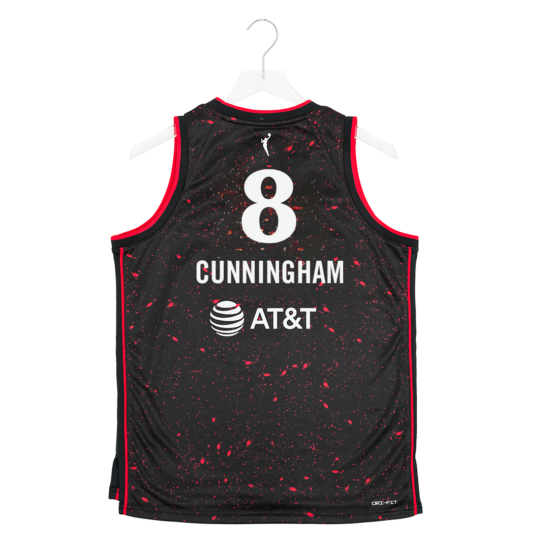 Men's Sophie Cunningham Indiana Fever Nike Stranger Things Victory Jersey - Rebel Edition - Black