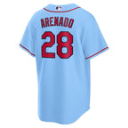 Nolan Arenado St. Louis Cardinals Nike 2024 Alternate Replica Jersey - Light Blue